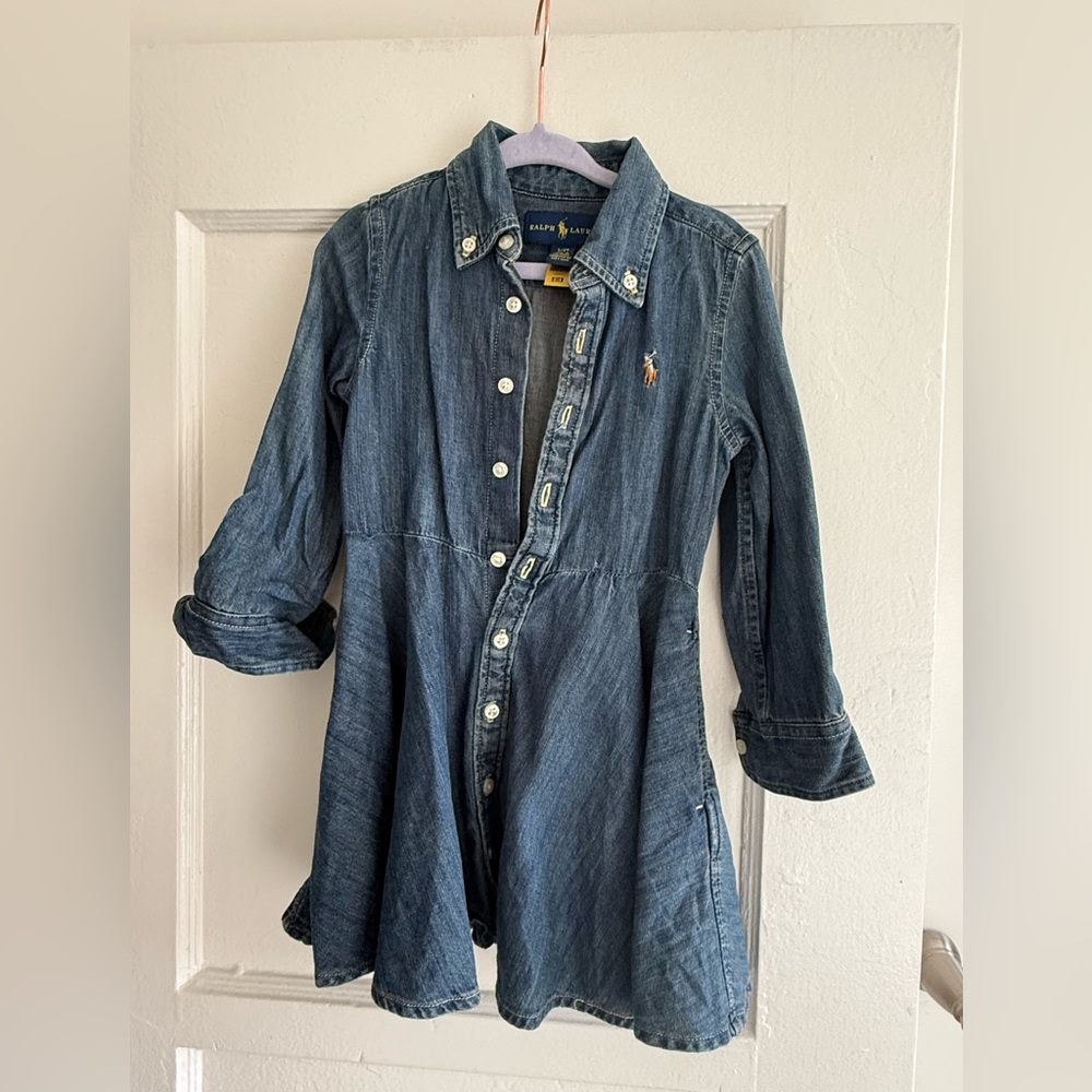 Ralph Lauren kids (Toddler) Dark Blue Denim Jacket